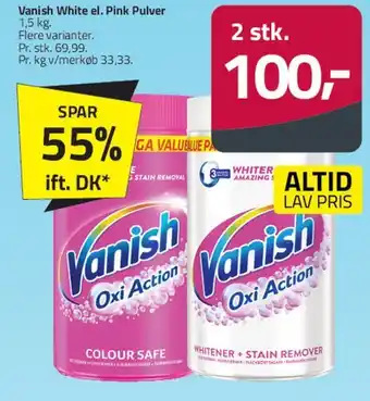 Fleggaard Vanish Oxi Action tilbud