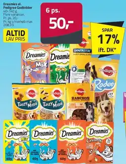 Fleggaard Dreamies / Pedigree Godbidder tilbud