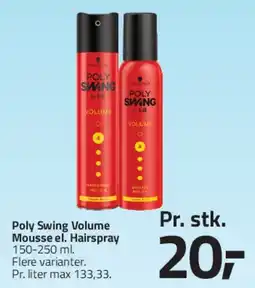 Fleggaard Poly Swing Volume (mousse / hairspray) tilbud