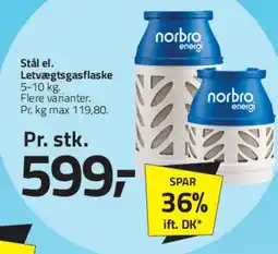 Fleggaard Norbro energi gasflaske tilbud