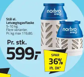 Fleggaard Norbro energi gasflaske tilbud