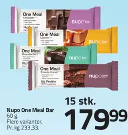 Fleggaard Nupo One Meal / One Meal Bar (pakke) tilbud
