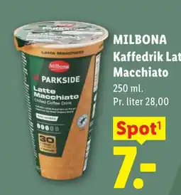 Lidl MILBONA Kaffedrik Latte Macchiato tilbud