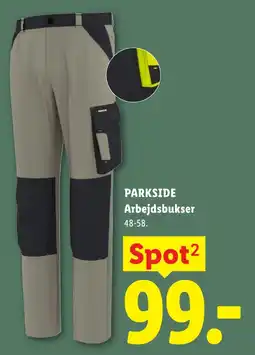 Lidl PARKSIDE Arbejdsbukser tilbud