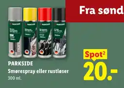 Lidl PARKSIDE Smørespray eller rustløser tilbud