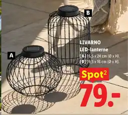 Lidl LIVARNO LED-lanterne tilbud