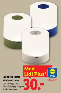 Lidl LIVARNO HOME Minibordlampe tilbud