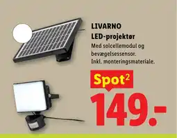 Lidl LIVARNO LED-projektør tilbud