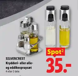 Lidl SILVERCREST Krydderi- eller olie- og eddikespraysæt tilbud