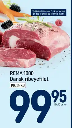 REMA 1000 REMA 1000 Dansk ribeyefilet tilbud