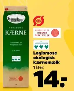 Netto Løgismose økologisk kærnemælk tilbud