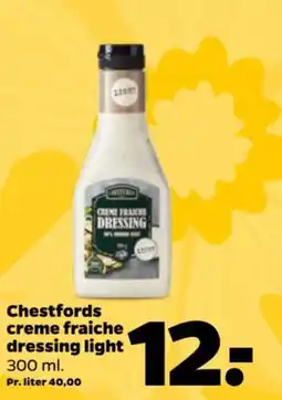 Netto Chestfords creme fraiche dressing light tilbud