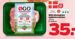 Netto ØGO økologiske nakkekoteletter tilbud