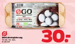 Netto ØGO økologiske æg tilbud
