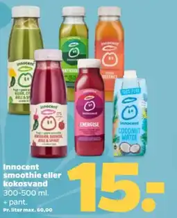 Netto Innocent smoothie eller kokosvand tilbud