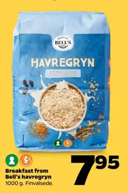 Netto Breakfast from Bell's havregryn tilbud