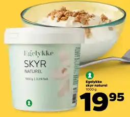 Netto Egelykke skyr naturel tilbud