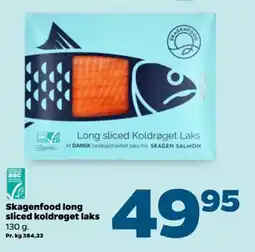 Netto Skagenfood long sliced koldrøget laks tilbud