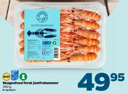 Netto Skagenfood fersk jomfruhummer tilbud