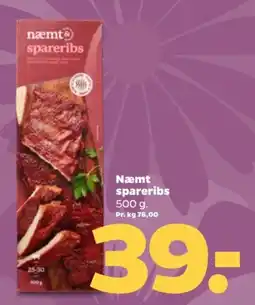 Netto Næmt spareribs tilbud
