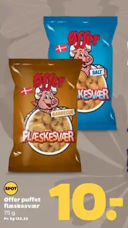 Netto øffer puffet flæskesvær tilbud