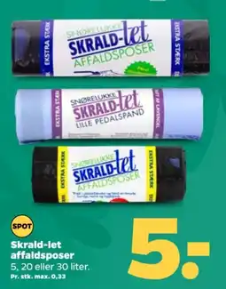 Netto Skrald-let affaldsposer tilbud