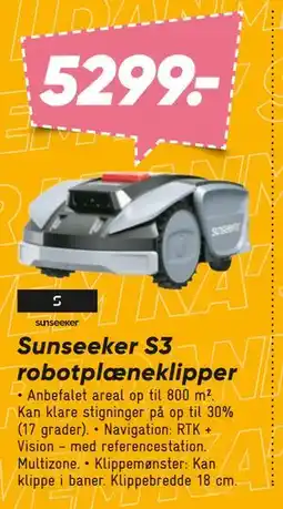 Bilka Sunseeker S3 robotplæneklipper tilbud