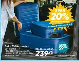 Bilka Holiday trolley Håndbagagetrolley tilbud