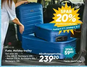 Holiday trolley Håndbagagetrolley