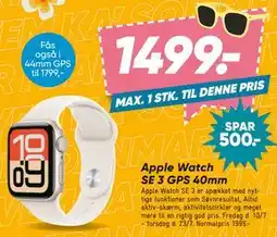 Bilka Apple Watch SE 3 GPS 40mm tilbud