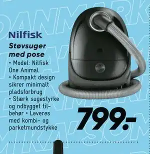 Bilka Nilfisk Støvsuger med pose tilbud