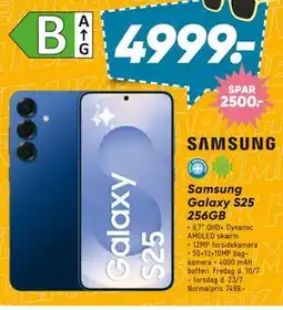 Bilka Samsung Galaxy S25 256GB tilbud