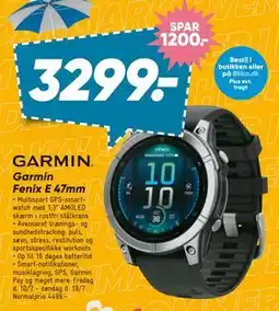 Bilka Garmin Fenix E 47mm tilbud