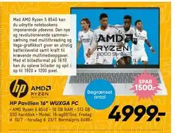 Bilka HP Pavilion 16” WUXGA PC tilbud