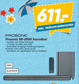 Bilka Prosonic SB-2000 Soundbar tilbud