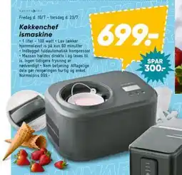 Bilka Køkkenchef ismaskine tilbud