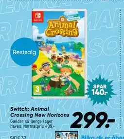 Bilka Switch: Animal Crossing New Horizons tilbud