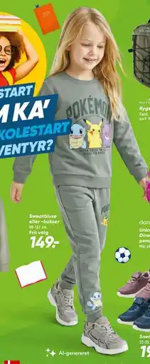 Bilka Sweatbluse eller -bukser tilbud