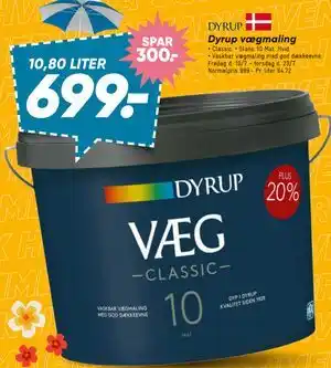 Bilka Dyrup vægmaling tilbud