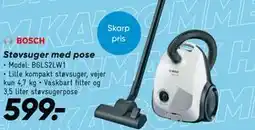 Bilka Bosch Støvsuger med pose tilbud