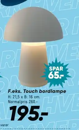 Bilka Touch bordlampe tilbud