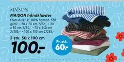 Bilka MAISON håndklæder tilbud