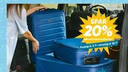 Bilka SPAR 20% på softcase kufferter tilbud