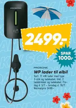 Bilka WP lader til elbil tilbud