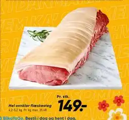 Bilka Hel ovnklar flæskesteg tilbud