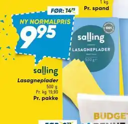 Bilka Lasagneplader tilbud