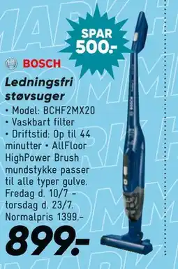 Bilka Ledningsfri støvsuger tilbud