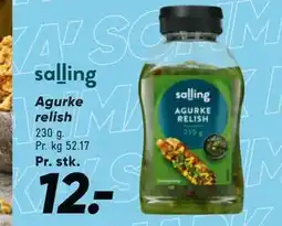 Bilka salling Agurke relish tilbud