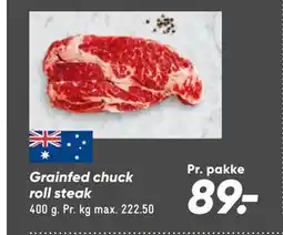 Bilka Grainfed chuck roll steak tilbud