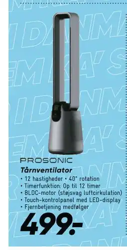 Bilka PROSONIC Tårnventilator tilbud